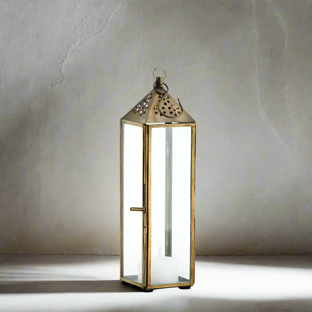 Slim Brass Lantern