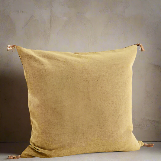 Ochre Cotton Cushion