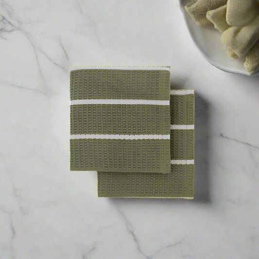 Set of Olive Dish Cloths