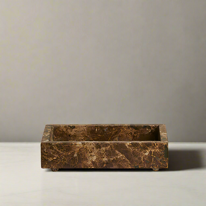 Mocha Marble Tray