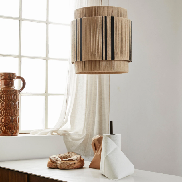 Acacia Kitchen Roll Stand