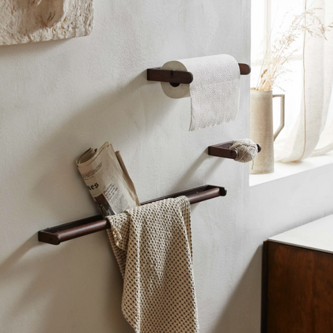 Acacia Kitchen Roll Holder