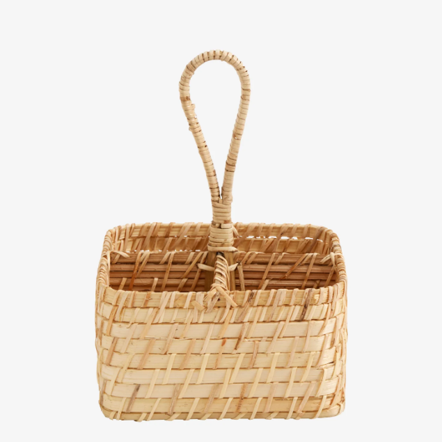 Bamboo Cutlery Basket