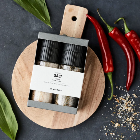 Chilli & Wild Garlic Salt Set