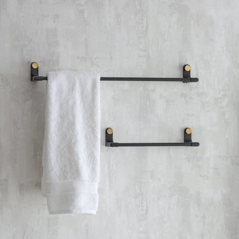 Matt Black Towel Rails - Design Vintage