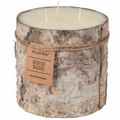 Handmade Birch Bark Candles - Design Vintage