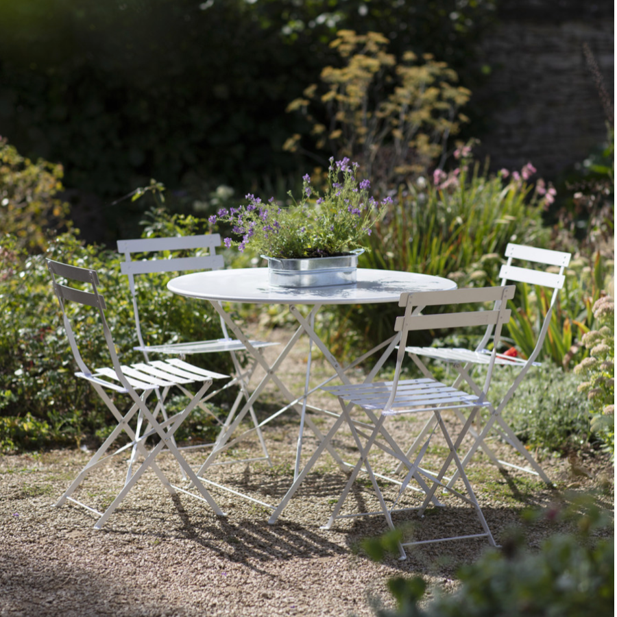 Chalk Bistro Dining Set - Design Vintage