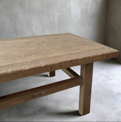 Vintage Elm Coffee Table 'Alva'