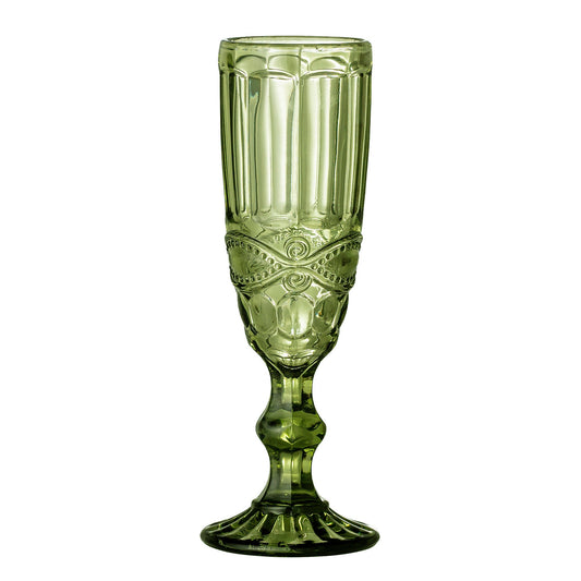 Set of 4 Flora Champagne Glasses - Design Vintage