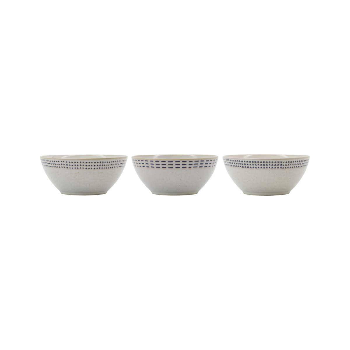 Set of 3 Stoneware Bowls