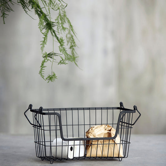 Small Stackable Basket - Design Vintage