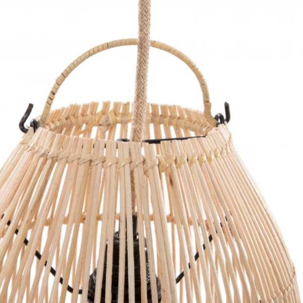 Zahi Rattan Lampshade - Design Vintage