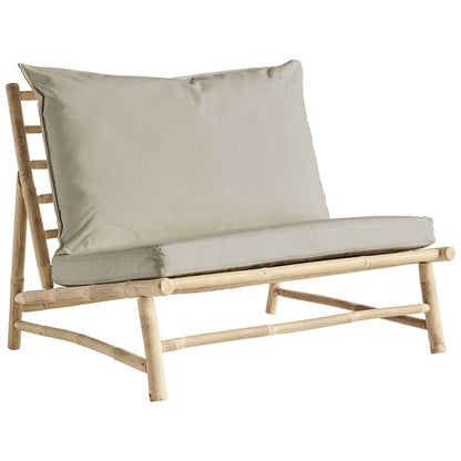 Bamboo Wide Lounge Chair - Design Vintage