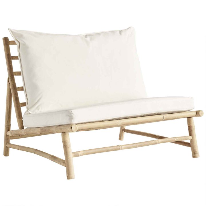 Bamboo Wide Lounge Chair - Design Vintage