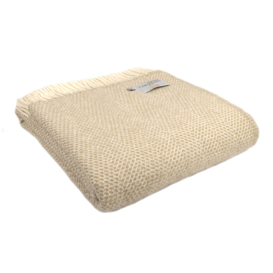 Oatmeal Beehive Throw - Design Vintage