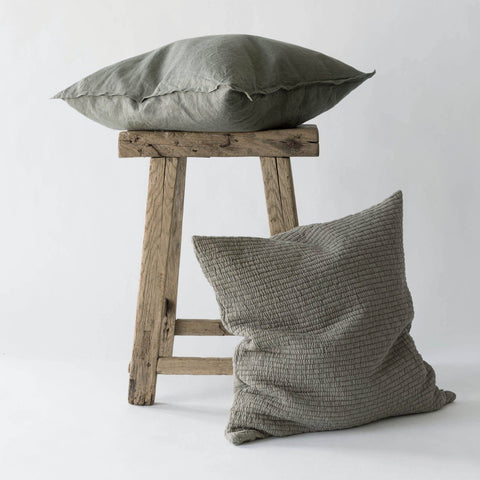 Olive Brick Cushion