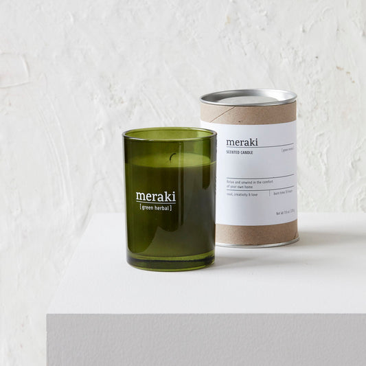 Meraki Herbal Candle - Design Vintage