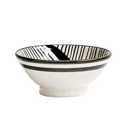 Handmade Monochrome Clay Bowl - Design Vintage