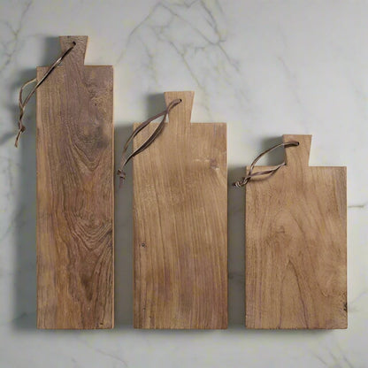 Set of 3 Reclaimed Teak Boards - Design Vintage