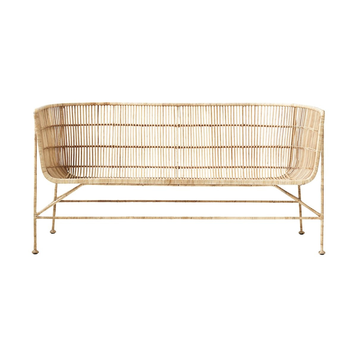 Curve Rattan Sofa - Design Vintage