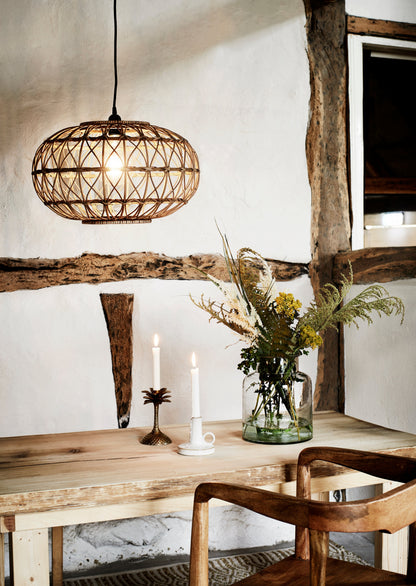 Tessa Rattan Pendant - Design Vintage