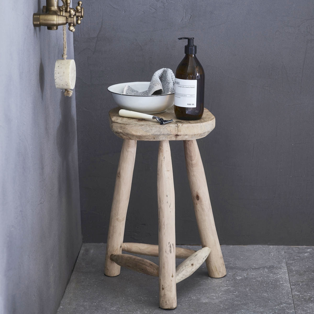 Nature Wooden Stool - Design Vintage