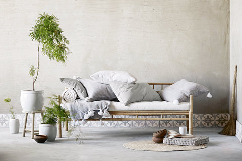 Ella Bamboo Sofa With Cushion