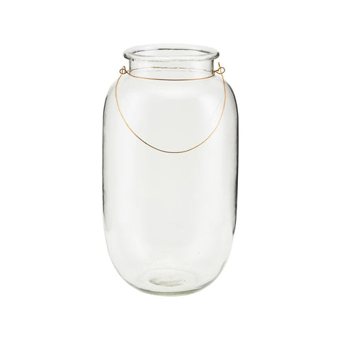 Adena Large Glass Lantern